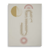 Lines and curves Framed Art For Wall