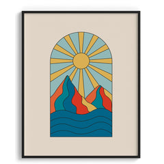 Watercolor Abstract Wall Art Frames