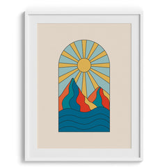 Watercolor Abstract Wall Art Frames