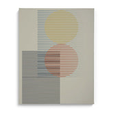 Interconnected lines Framed Art For Wall