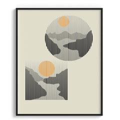 Sun Rise Wall Painting For Living Room