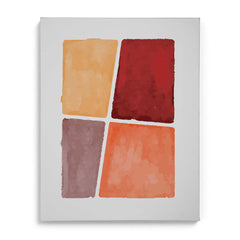 Color Block Framed Art For Wall