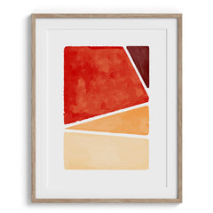 Color block Modern Wall Art