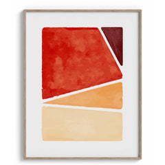 Color block Modern Wall Art