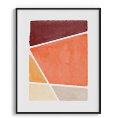 Color Block Wall Art Painting