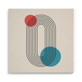 Curved lines Canvas Wall Art