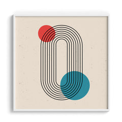 Curved lines Canvas Wall Art