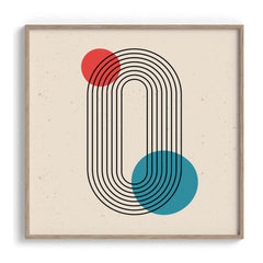 Curved lines Canvas Wall Art