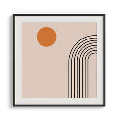 Curved Lines Wall Art Painting