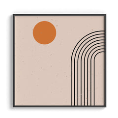 Curved Lines Wall Art Painting