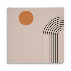 Curved Lines Wall Art Painting