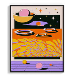 Retro Retake Canvas Wall Art