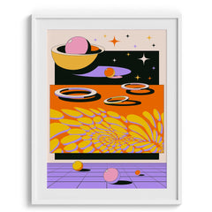 Retro Retake Canvas Wall Art