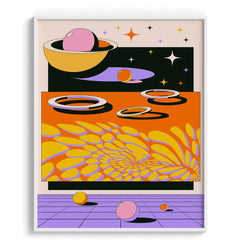 Retro Retake Canvas Wall Art