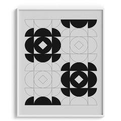 Follow The Geometry Framed Art For Wall