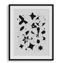 Imagination Ink Wall Painting For Living Room