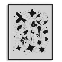 Imagination Ink Wall Painting For Living Room