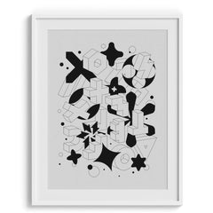 Imagination Ink Wall Painting For Living Room