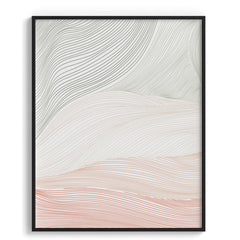 Waves Wall Painting For Living Room