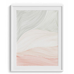 Waves Wall Painting For Living Room