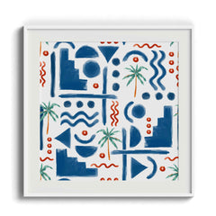 Sunkissed Lines Wall Art Painting