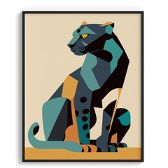 Prismatic Prowl Wall Art Painting