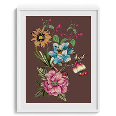 Azure Bloom Canvas Wall Paintings