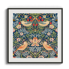 Birds & Blossoms Folk Art Pattern