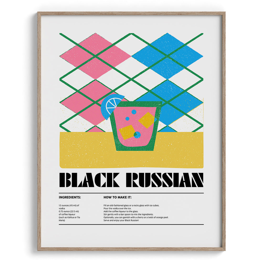 Black Russian Canvas Wall Paintings