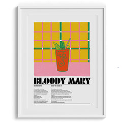 Bloody Mary Wall Painting For Cafe