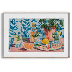 Botanical Lemonade Wall Art Frames
