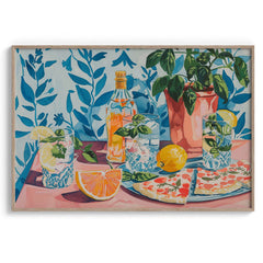 Botanical Lemonade Wall Art Frames