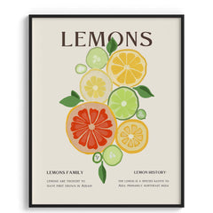 Citrus Family Canvas Wall Paintings
