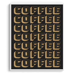 Coffee Repeats Wall Art Frames