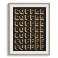 Coffee Repeats Wall Art Frames