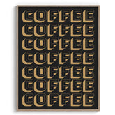 Coffee Repeats Wall Art Frames