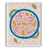 Colorful Salad Bowl Kitchen Poster Wall Art