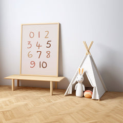 Counting Numbers Wall Art