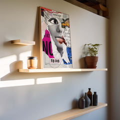 Courage Collage – Mixed Media Face Art