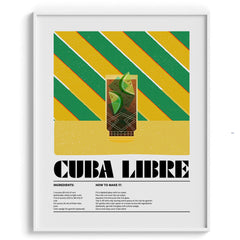 Cuba Libre Canvas Wall Prints
