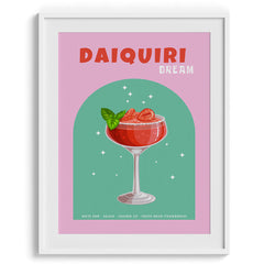 Daiquiri Dream Cocktail Wall Painting For Cafe