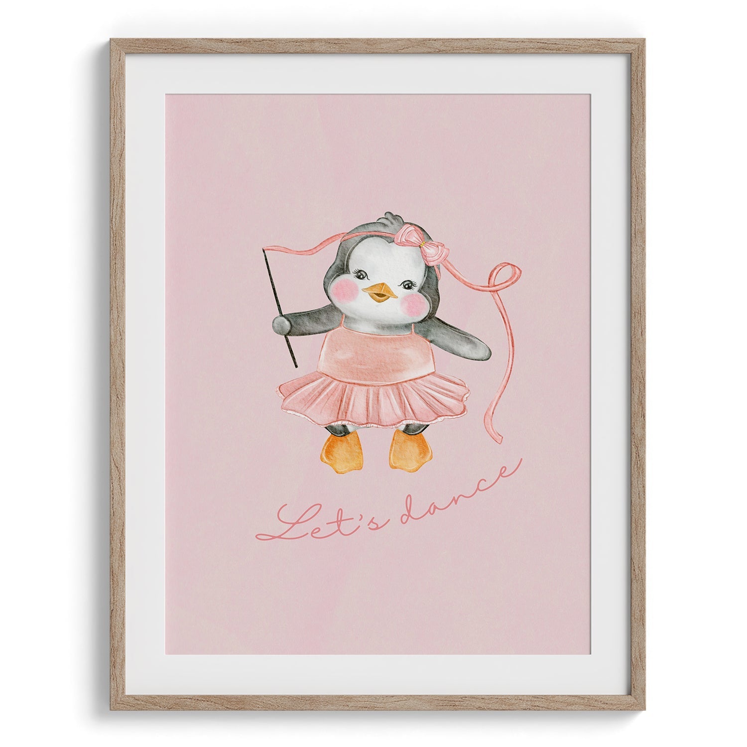 Dancing Penguin “Let’s Dance” Print