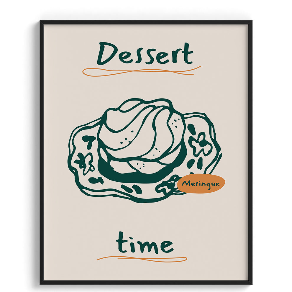 Dessert Time Meringue Wall Art Painting