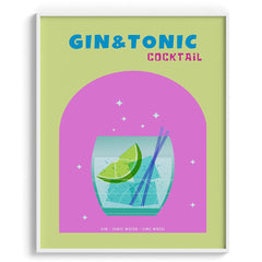 Gin & Tonic Refresh Canvas Wall Prints