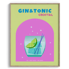 Gin & Tonic Refresh Canvas Wall Prints