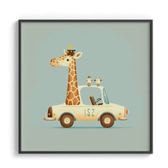 Giraffe on the Go Wall Art