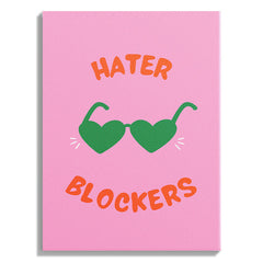 Hater Blockers Heart Shades Poster