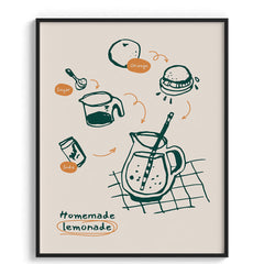 Homemade Lemonade Canvas Wall Prints