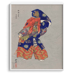 Japanese Kabuki Warrior Print