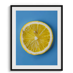 Lemon Slice Minimalist Wall Art Decor